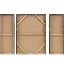 Canvas Art-Kirkland's Home Rolling Waves Blur Canvas Art Prints, Set Of 3 Blue/White/Brown