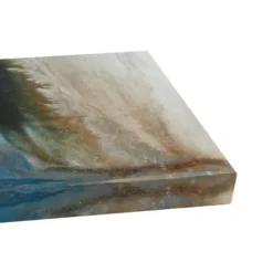 Canvas Art-Kirkland's Home Rolling Waves Blur Canvas Art Prints, Set Of 3 Blue/White/Brown