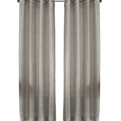 Curtains & Drapes-Kirkland's Home Rosalie Curtain Panel Set, 108 In. Ivory