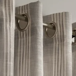 Curtains & Drapes-Kirkland's Home Rosalie Curtain Panel Set, 108 In. Ivory