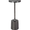 Accent & End Tables-Kirkland's Home Round Antique Nickel Accent Table Silver