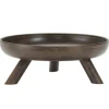 Decorative Trays-Kirkland's Home Round Beaded Wood Decorative Tray Brown