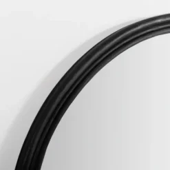 Decorative Mirrors-Kirkland's Home Round Black Rattan Wall Mirror