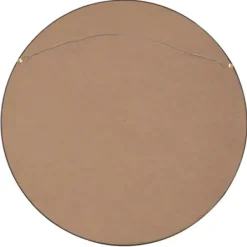 Decorative Mirrors-Kirkland's Home Round Black Wood Travis Accent Mirror