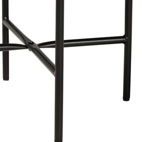 Accent & End Tables-Kirkland's Home Round Light Wood X Base Accent Table Brown