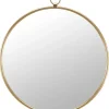 Decorative Mirrors-Kirkland's Home Round Metal Mirror With Ring Gold