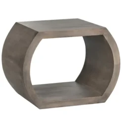 Accent & End Tables-Kirkland's Home Round Open Side Table Brown