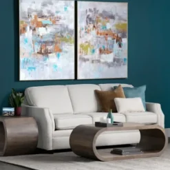Accent & End Tables-Kirkland's Home Round Open Side Table Brown