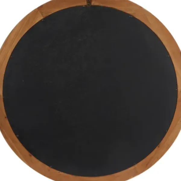 Decorative Mirrors-Kirkland's Home Round Whitewash Beaded Wall Mirror