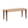 Benches & Ottomans-Kirkland's Home Rubberwood Handwoven Rope Bench Tan