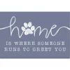 Wall Quotes & Signs-Kirkland's Home Runs To Greet You Canvas Art Print, 18X12 In. Blue/White