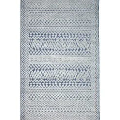 Outdoor Rugs-Kirkland's Home Rust Global Ikat Indoor/Outdoor Area Rug, 5X7 Red/Tan