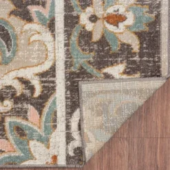 Outdoor Rugs-Kirkland's Home Rust Linear Macy Indoor/Outdoor Area Rug, 4X7 Orange