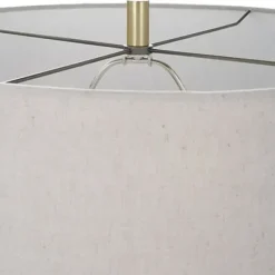 Table Lamps-Kirkland's Home Rusted Blue Embossed Ceramic Table Lamp Gray