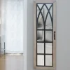 Armoires-Kirkland's Home Rustic Arch Jewelry Armoire Mirror Tan