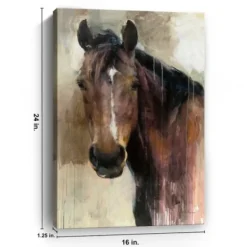 Canvas Art-Kirkland's Home Rustic Beauty Canvas Art Print, 16X24 In. Brown/Tan