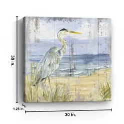 Canvas Art-Kirkland's Home Rustic Birds Of The Coast I Canvas Art Print Multi