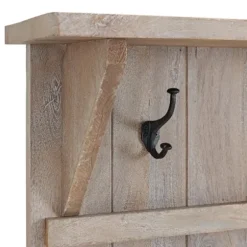 Entryway Furniture-Kirkland's Home Rustic Driftwood Hall Tree Brown