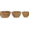 Decorative Bowls & Jars-Kirkland's Home Rustic Forest Ivory Hand Carved 2-Pc. Bowl Set Tan