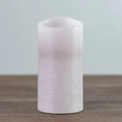 Flameless Candles-Kirkland's Home Rustic Led Pillar Candle, 3X6 In. Gray