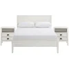 Beds & Headboards-Kirkland's Home Rustic Pine Panel 3-Pc. Full Bedroom Set White