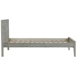 Beds & Headboards-Kirkland's Home Rustic Pine Panel 3-Pc. Twin Bedroom Set Gray