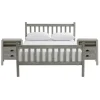 Beds & Headboards-Kirkland's Home Rustic Pine Spindle 3-Pc. Full Bedroom Set Gray