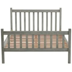 Beds & Headboards-Kirkland's Home Rustic Pine Spindle 3-Pc. Full Bedroom Set Gray