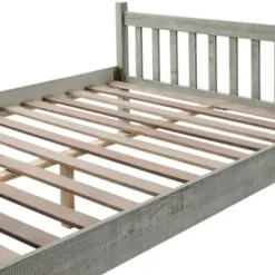 Beds & Headboards-Kirkland's Home Rustic Pine Spindle 3-Pc. Full Bedroom Set Gray