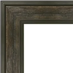 Full Length & Floor Mirrors-Kirkland's Home Rustic Rail Charred Framed Mirror, 30X66 In.