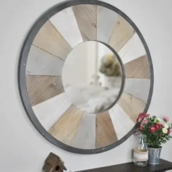 Decorative Mirrors-Kirkland's Home Rustic Wood Adler Wall Mirror