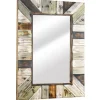 Decorative Mirrors-Kirkland's Home Rustic Wood Plank Frame Mirror