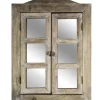 Decorative Mirrors-Kirkland's Home Rustic Wooden Dual Window Shutter Wall Mirror
