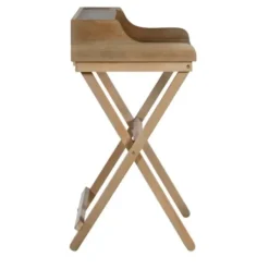 Office Furniture-Kirkland's Home Rustic Wooden Folding Desk Brown