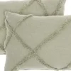 Pillows-Kirkland's Home Sage Tufted Diamond Lumbar Pillows, Set Of 2 Green