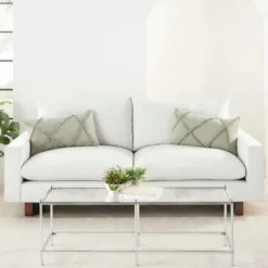 Pillows-Kirkland's Home Sage Tufted Diamond Lumbar Pillows, Set Of 2 Green