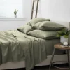 Bed Sheets-Kirkland's Home Sage Ultra Soft 6-Pc. King Sheet Set Green