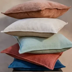 Pillows-Kirkland's Home Sand Chenille Throw Pillow Ivory