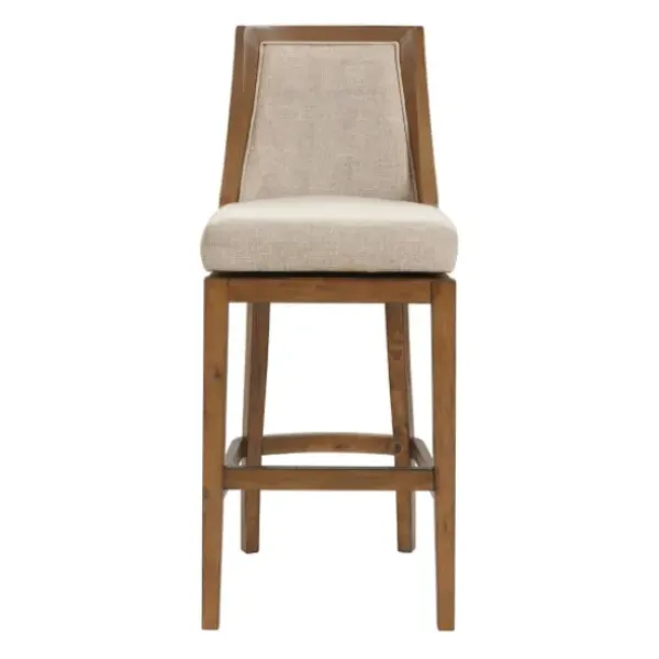 Bar Stools & Counter Height Stools-Kirkland's Home Sandy Beige Swivel 2-Pc. Square Bar Stool Set Tan
