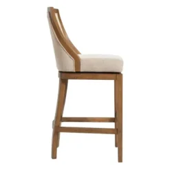 Bar Stools & Counter Height Stools-Kirkland's Home Sandy Beige Swivel 2-Pc. Square Bar Stool Set Tan