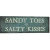 Wall Quotes & Signs-Kirkland's Home Sandy Toes And Salty Kisses Canvas Art Print Blue