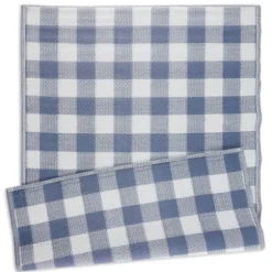 Outdoor Rugs-Kirkland's Home Sanford Gray Geometric Shapes Outdoor Rug, 5X8 Gray/White