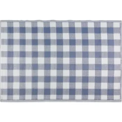 Outdoor Rugs-Kirkland's Home Sanford Gray Geometric Shapes Outdoor Rug, 5X8 Gray/White
