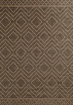 Outdoor Rugs-Kirkland's Home Sanford Light Gray Geometric Outdoor Rug, 8X10 Gray/White