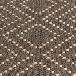 Outdoor Rugs-Kirkland's Home Sanford Light Gray Geometric Outdoor Rug, 8X10 Gray/White
