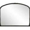 Decorative Mirrors-Kirkland's Home Satin Baroque Arched Wall Mirror Black