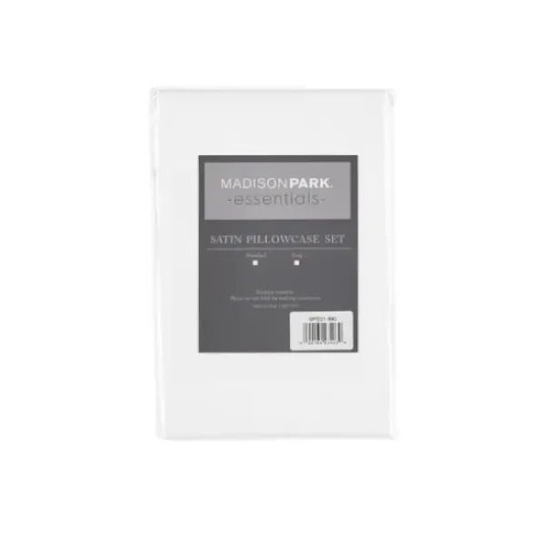 Bed Sheets-Kirkland's Home Satin King 2-Pc. Pillow Case Set White