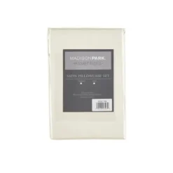 Bed Sheets-Kirkland's Home Satin King 2-Pc. Pillow Case Set Ivory