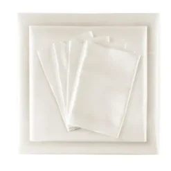 Bed Sheets-Kirkland's Home Satin 6-Pc. California King Sheet Set Ivory