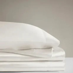 Bed Sheets-Kirkland's Home Satin 6-Pc. Full Sheet Set Ivory